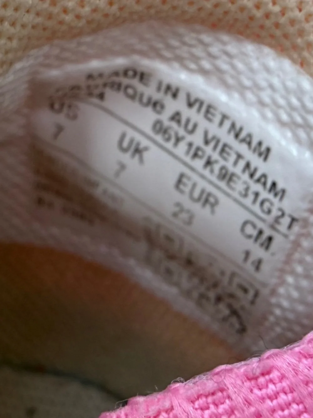 Converse Chuck Taylor All Star Pink High Top Sneaker Shoes Infant Size 7